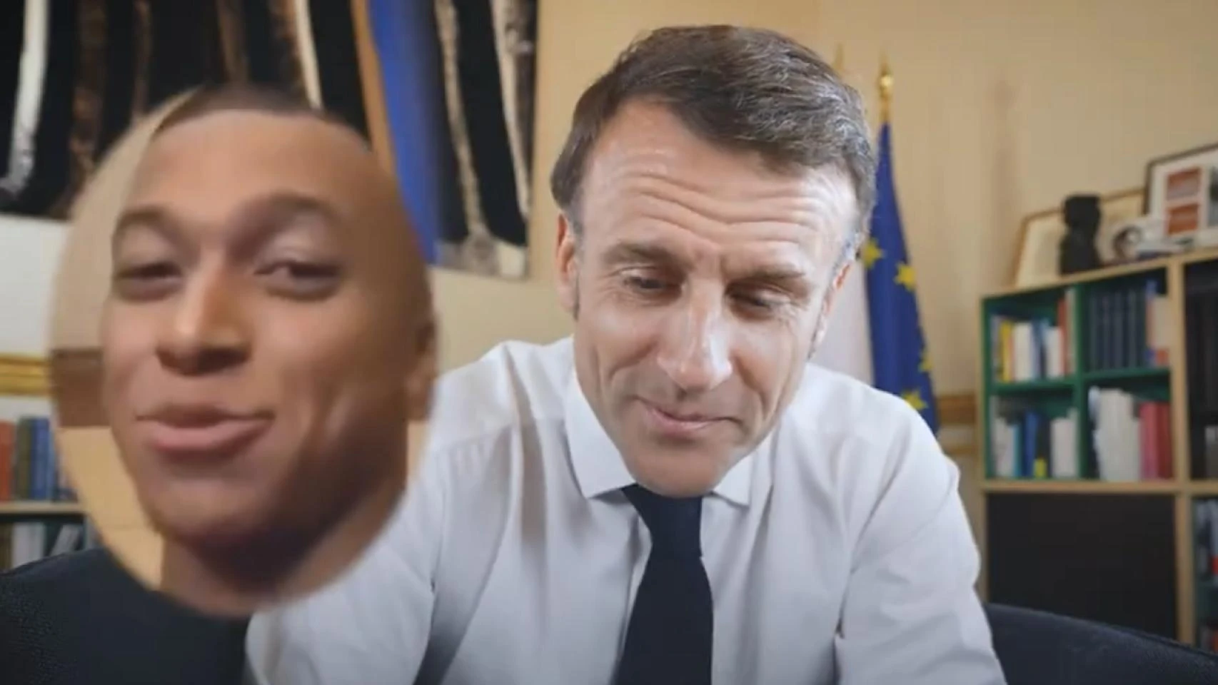 Macron ya habla de Mbappé como jugador del Real Madrid: 