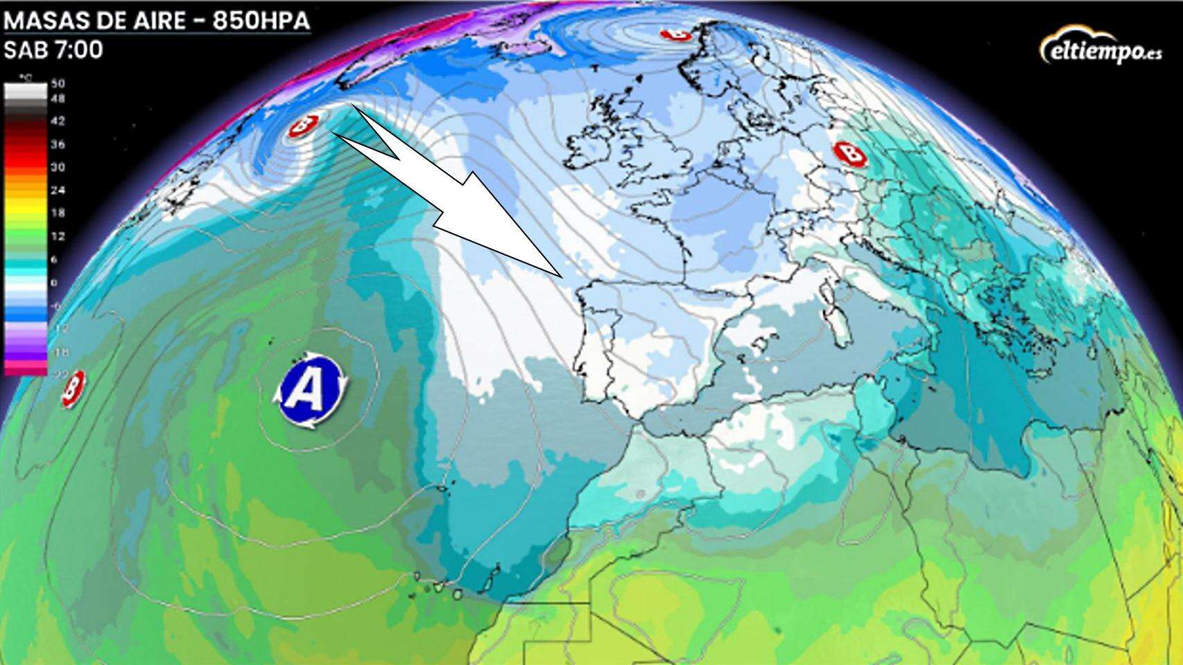 Llega un chorro polar a España: Aemet alerta por temperaturas bajo cero y nevadas en estas zonas