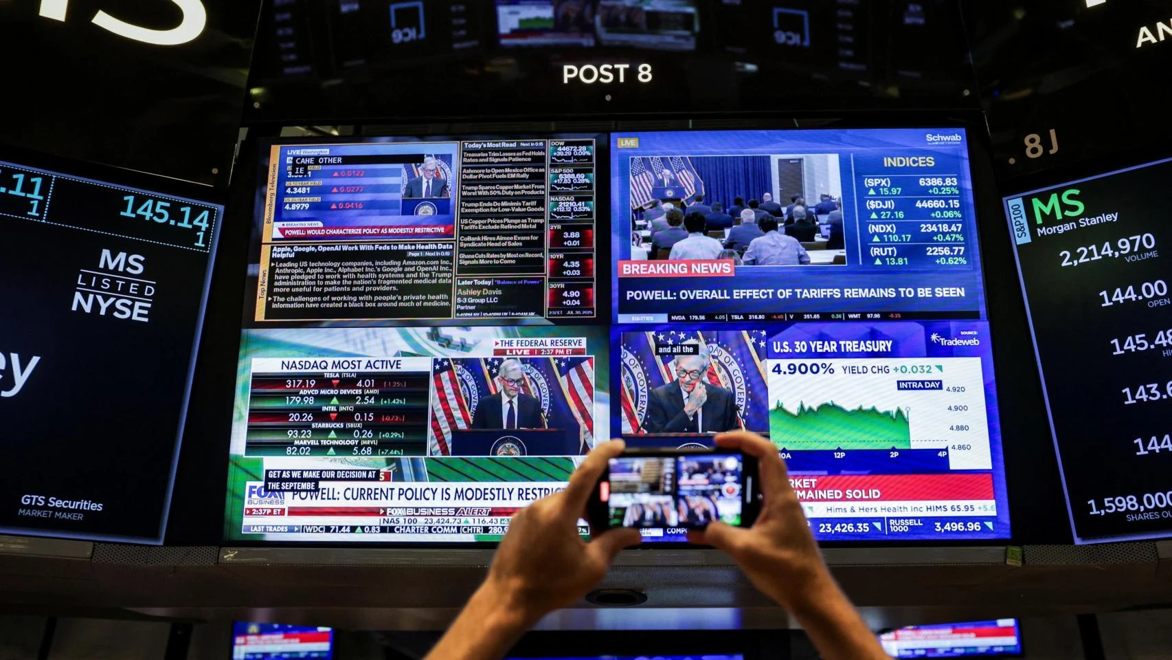 El S&P y el Nasdaq marcan máximos con Microsoft y Meta