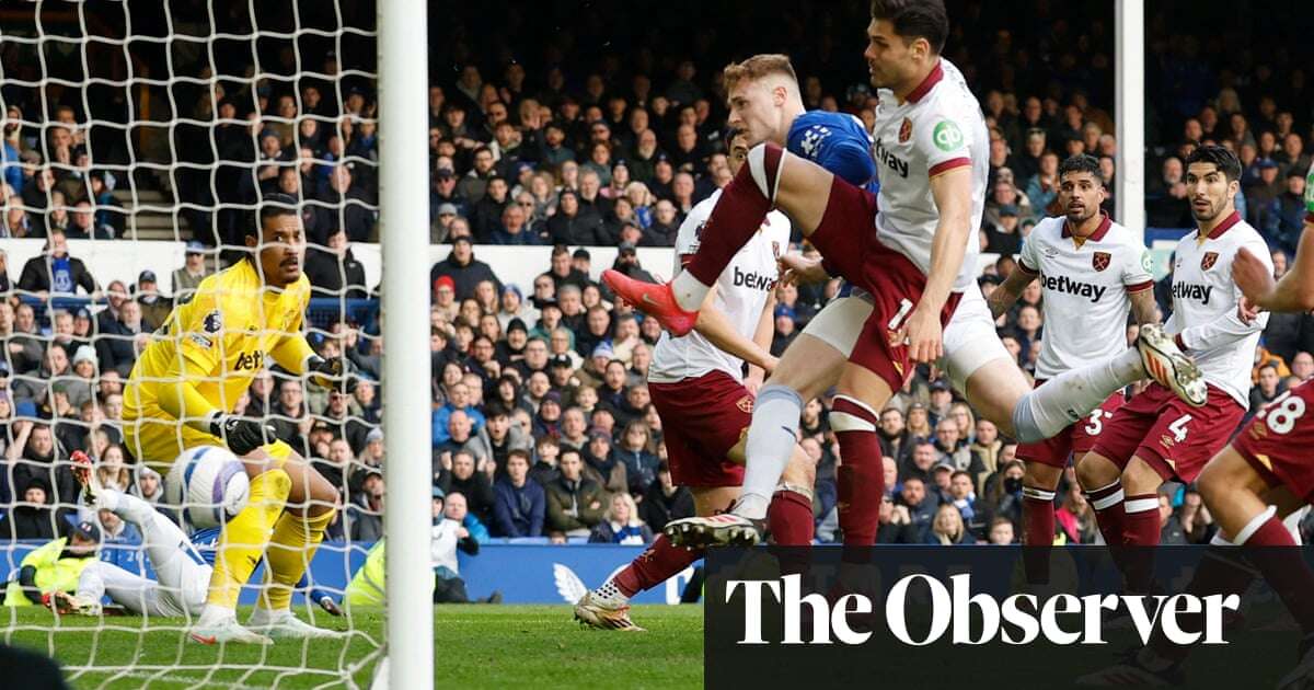 O’Brien rescues late point for Everton against West Ham after Soucek opener