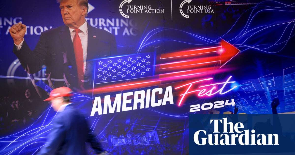 ‘God is not done with America’: Trump supporters take victory lap at star-studded Turning Point USA event