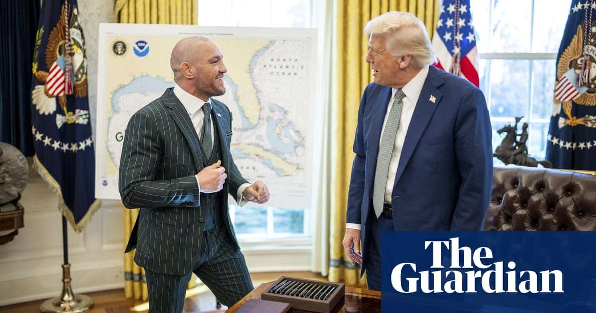 Conor McGregor’s Trump meeting was ‘sinister’, says Irish rape crisis centre