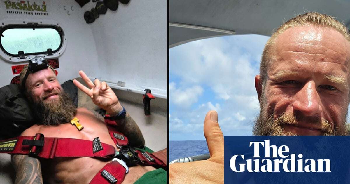 Ocean rower Aurimas Mockus stranded by cyclone off Australia’s east coast safely rescued