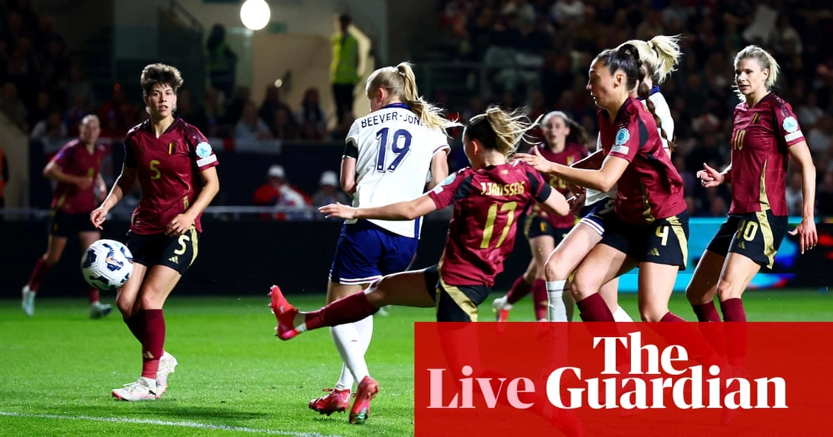 Belgium v England: Women’s Nations League group stage – live