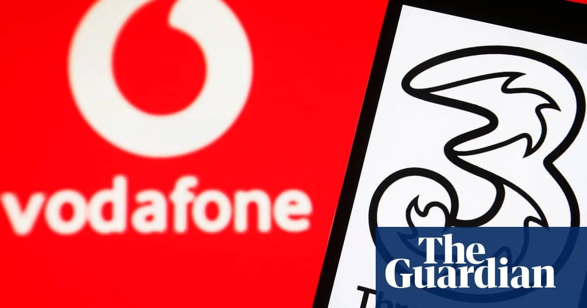 Vodafone vows to invest more than £1bn in a year as it seals Three UK merger