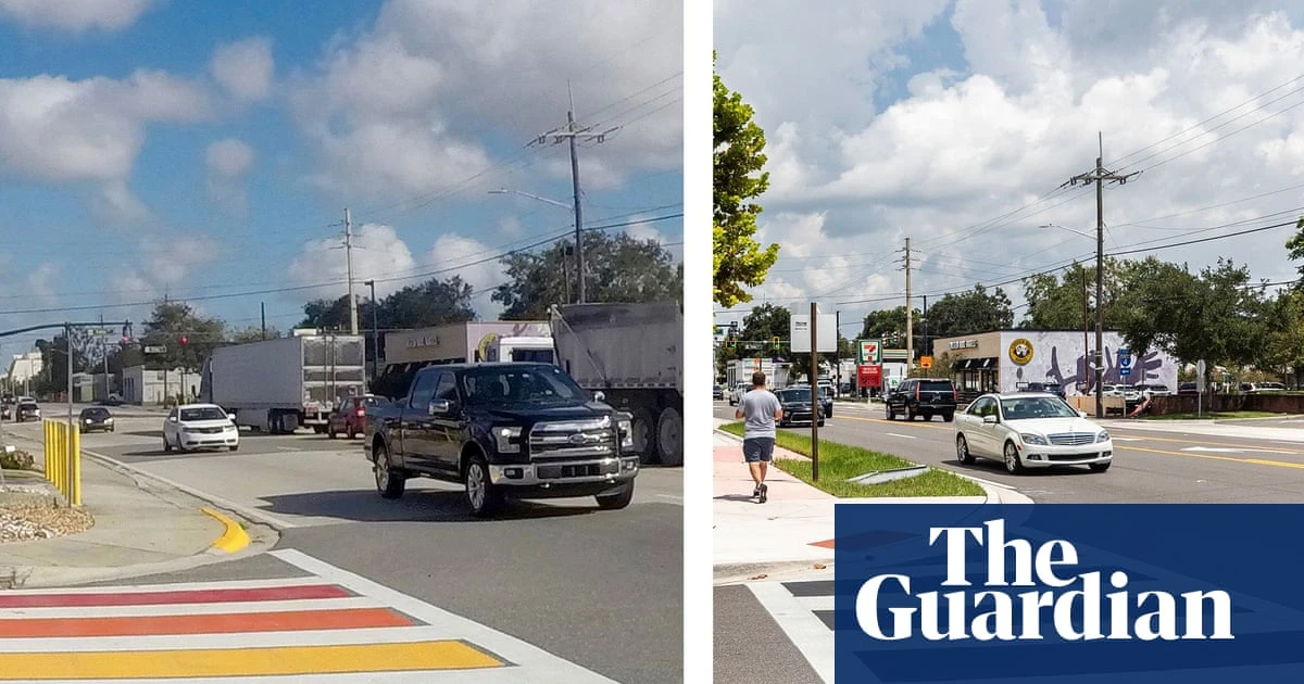 Florida crosswalk wars take DeSantis’s ‘war on woke’ to street level