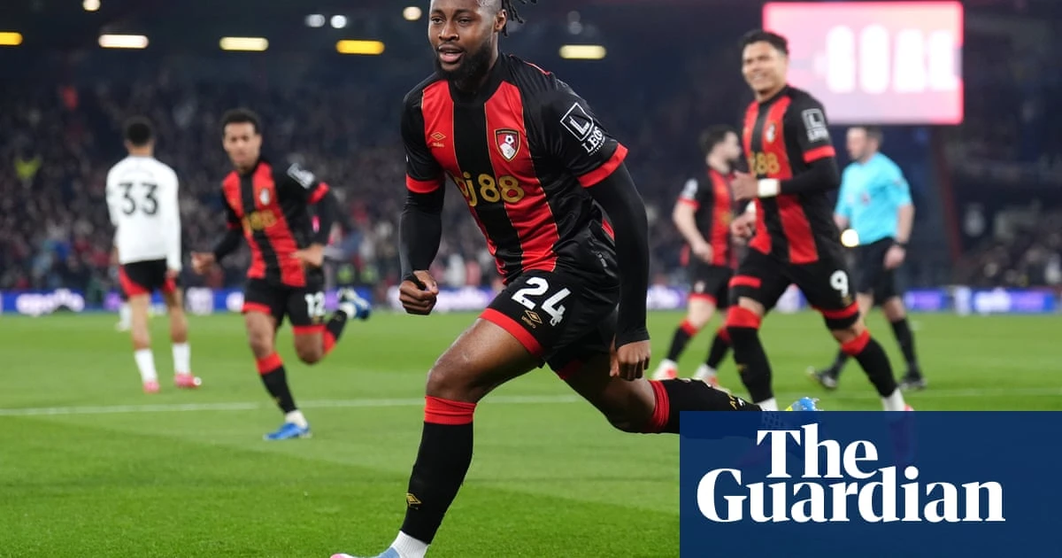 Semenyo’s swift strike stuns Fulham to end Bournemouth’s winless run
