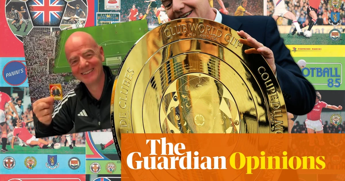 Gianni’s Club World Cup Panini sticker prompts yet another question for lofty Infantino | Max Rushden