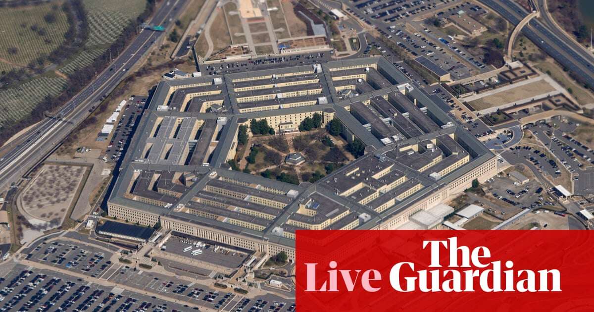 Pentagon reportedly planning to cut workforce by at least 50,000 – US politics live