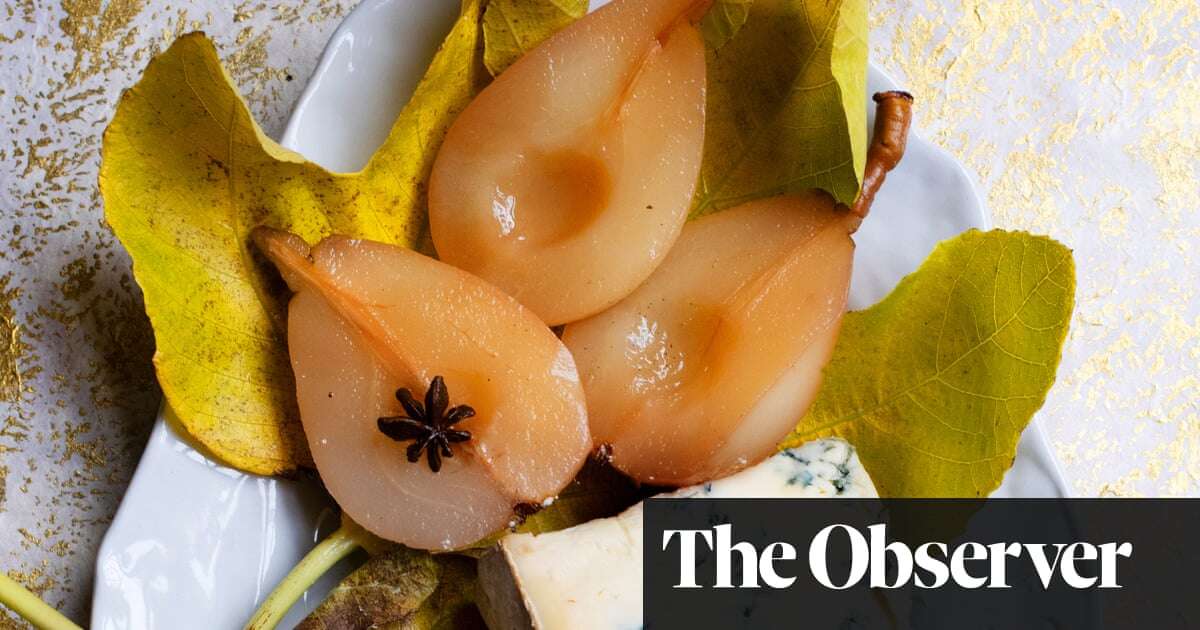 Pears and blue cheese, cranberry sausage cakes, mincemeat tart – Nigel Slater’s Christmas recipes