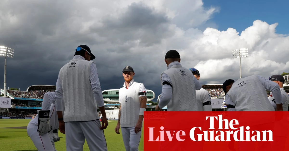 England v New Zealand: first men’s cricket Test, day two – live