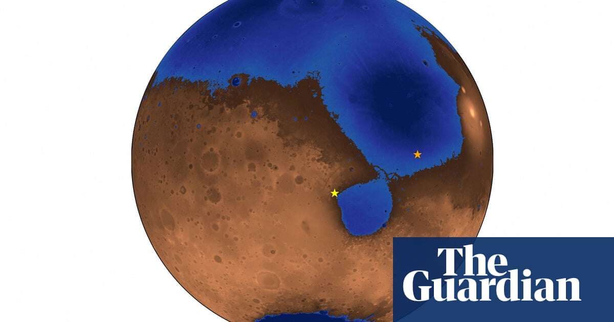 Mars may once have had an ocean with sandy beaches, radar data suggests