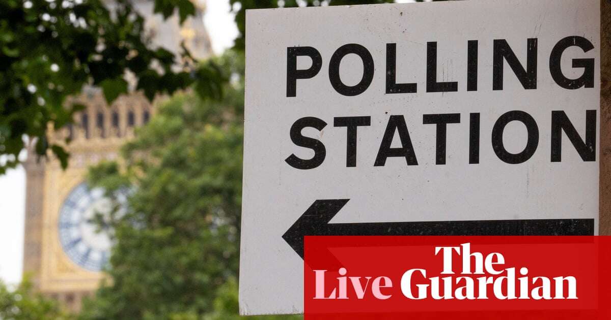 Labour lead over Tories holds as voters prepare to head to polls - UK general election 2024 live news