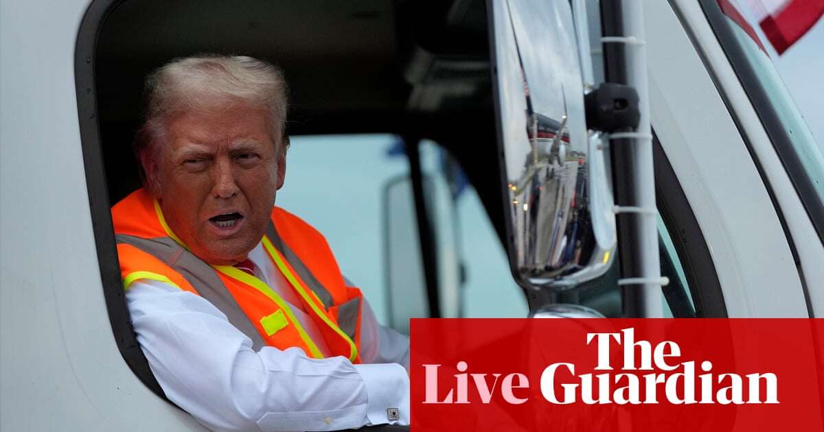 US election live updates: Trump and Harris head west with six days to go