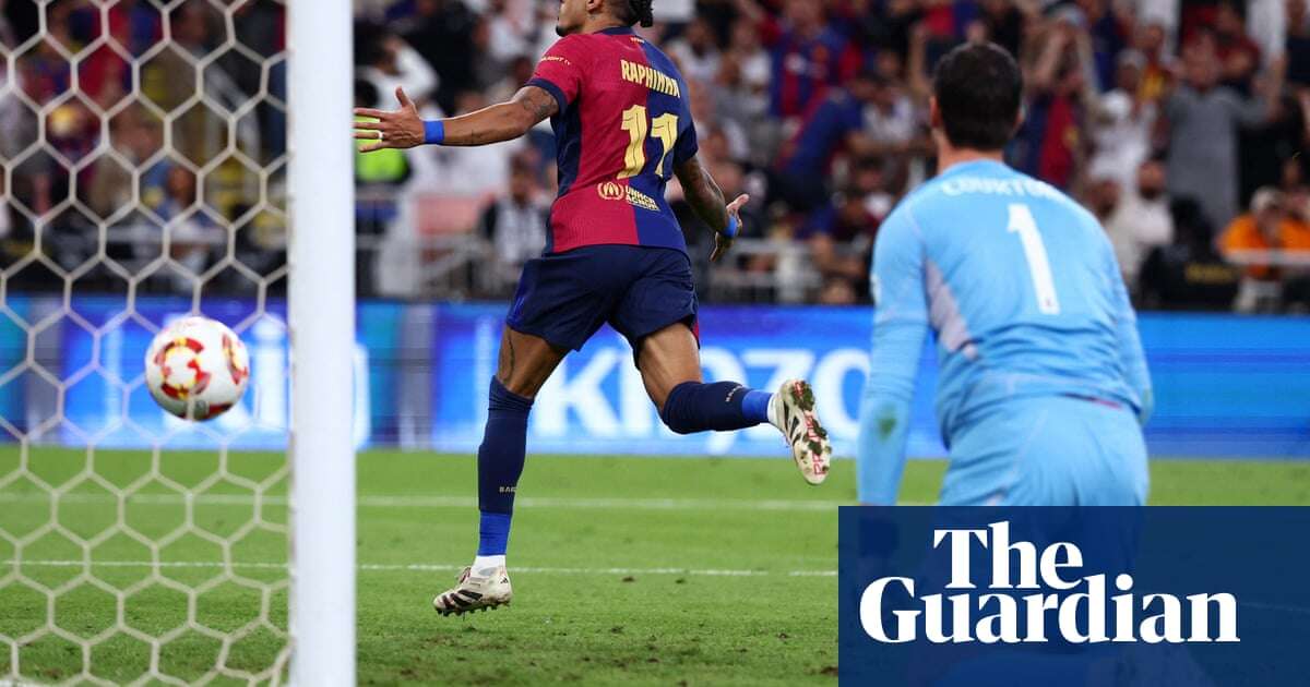 Barcelona thrash Real Madrid in chaotic clásico Spanish Super cup final