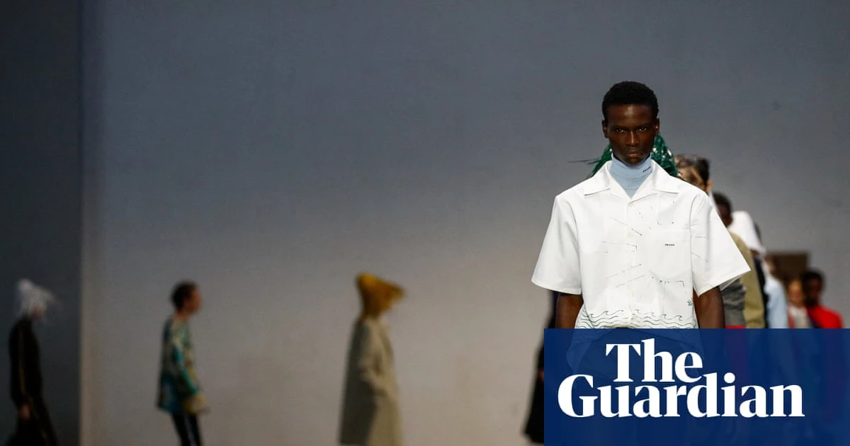 Prada’s pared-back military chic offers simplicity in turbulent times