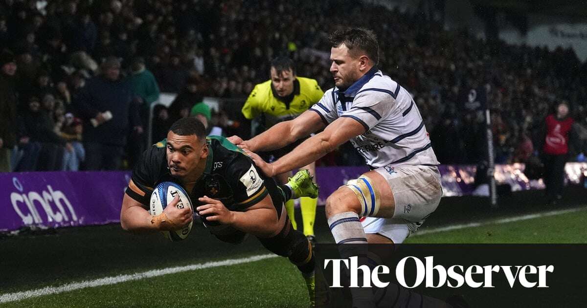 Juarno Augustus powers Northampton to win over Castres with brace of tries