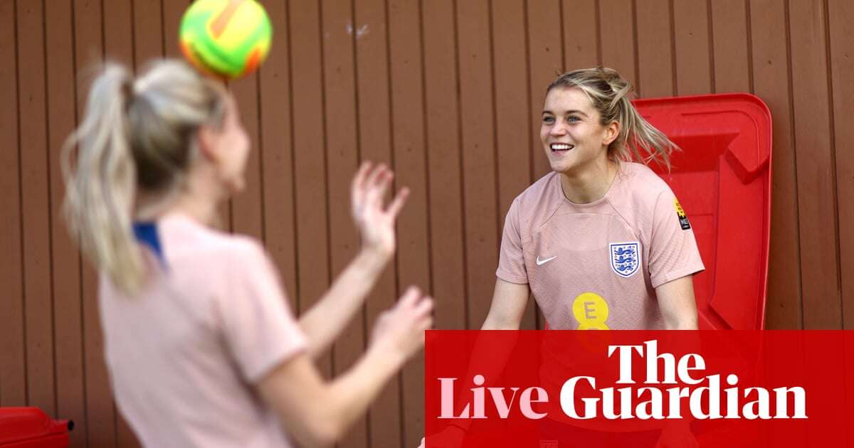 England v Italy: women’s international football friendly – live