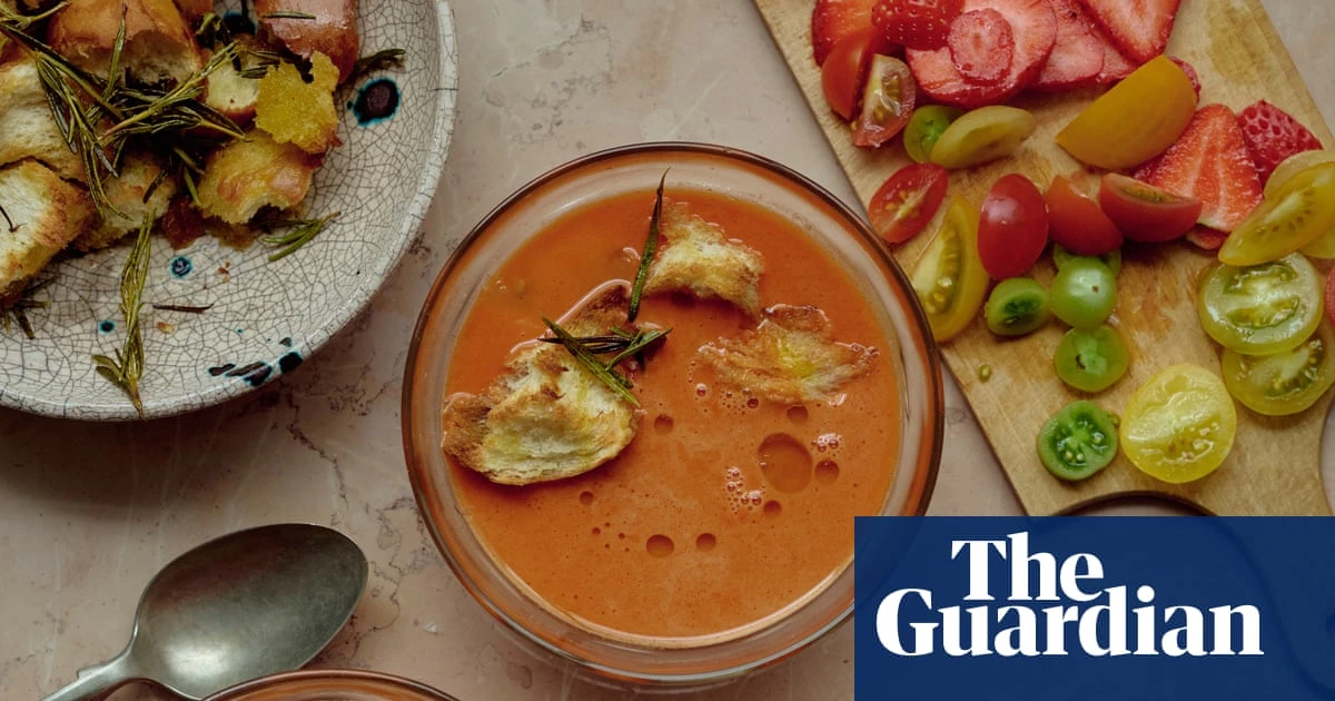 Rukmini Iyer’s quick and easy recipe for watermelon and tomato gazpacho with rosemary croutons | Quick and easy