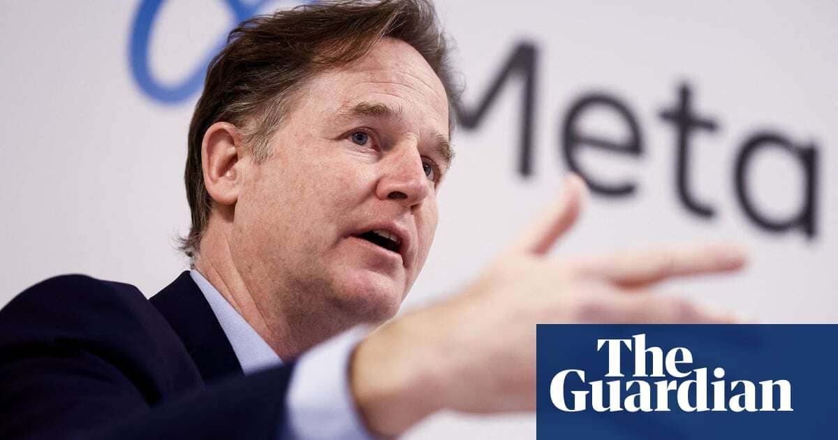 Nick Clegg compares AI clamour to ‘moral panic’ in 80s over video games