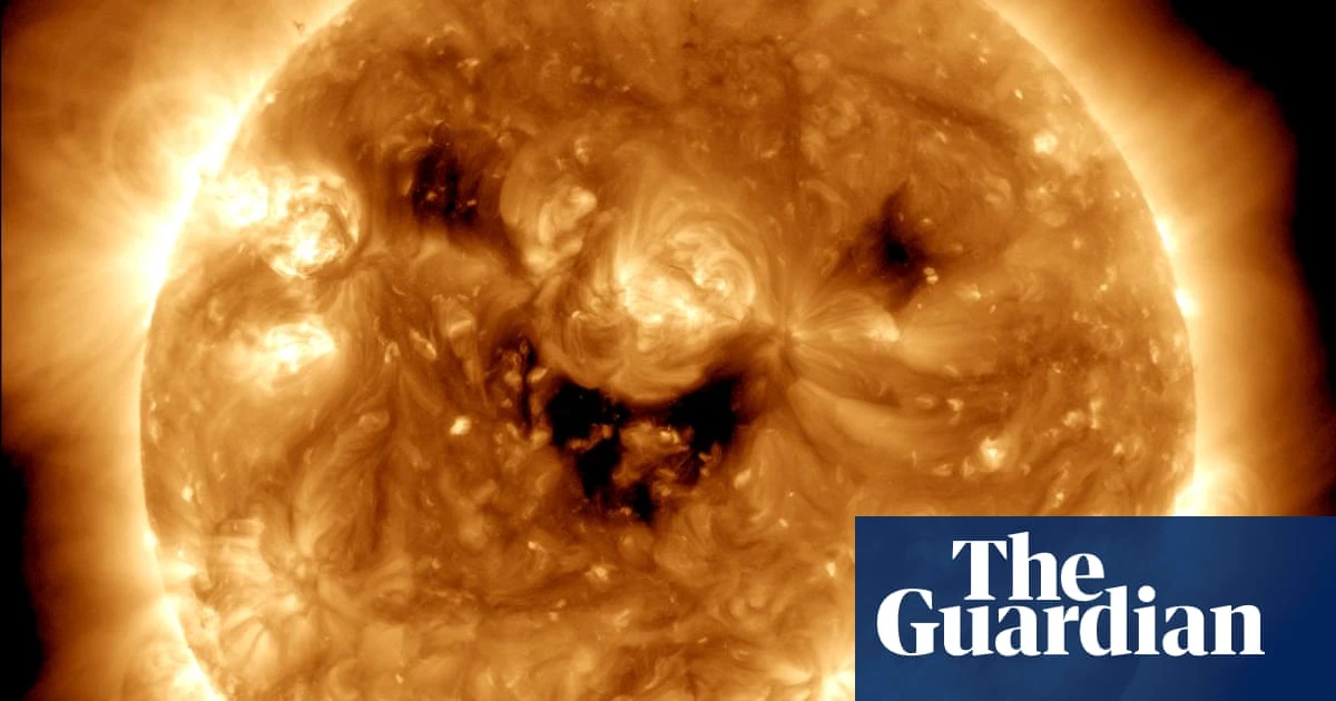 Space Ray of joy: Nasa captures image of the sun ‘smiling’