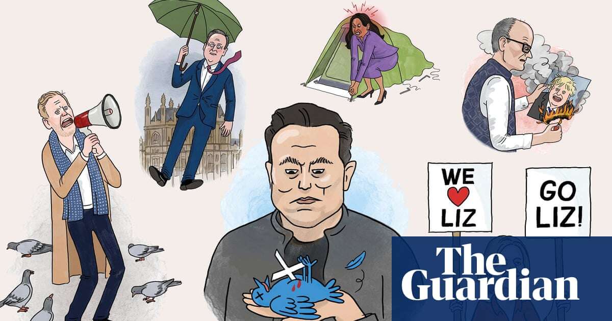 John Crace on the villains of 2023: ‘We used to debate whether she was dim or vindictive. The answer appears to be both’