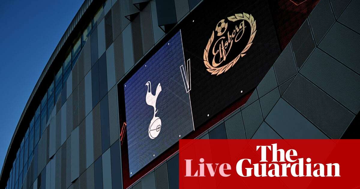 Tottenham v Elfsborg, Rangers v Union Saint-Gilloise, and more: Europa League – live