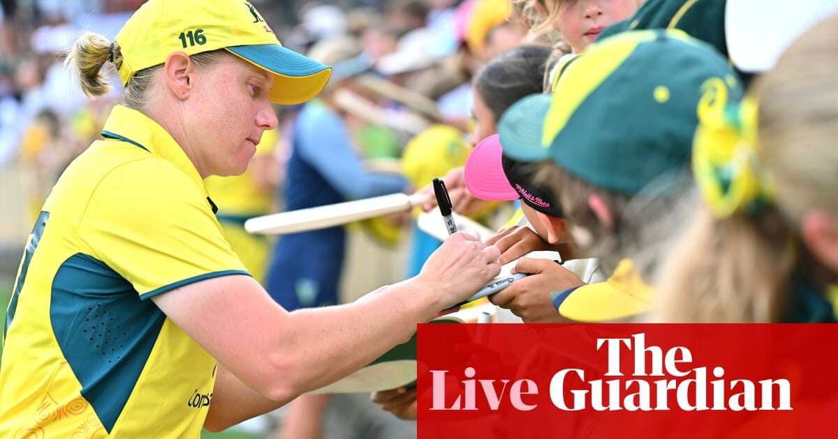 Australia v England: Women’s Ashes second cricket one-day international – live