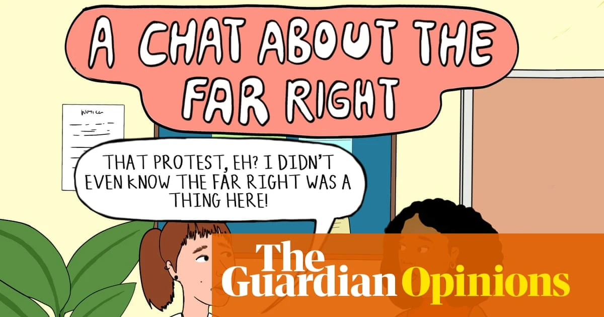 Sarah Akinterinwa on the privilege of being able to ignore the British far right – cartoon
