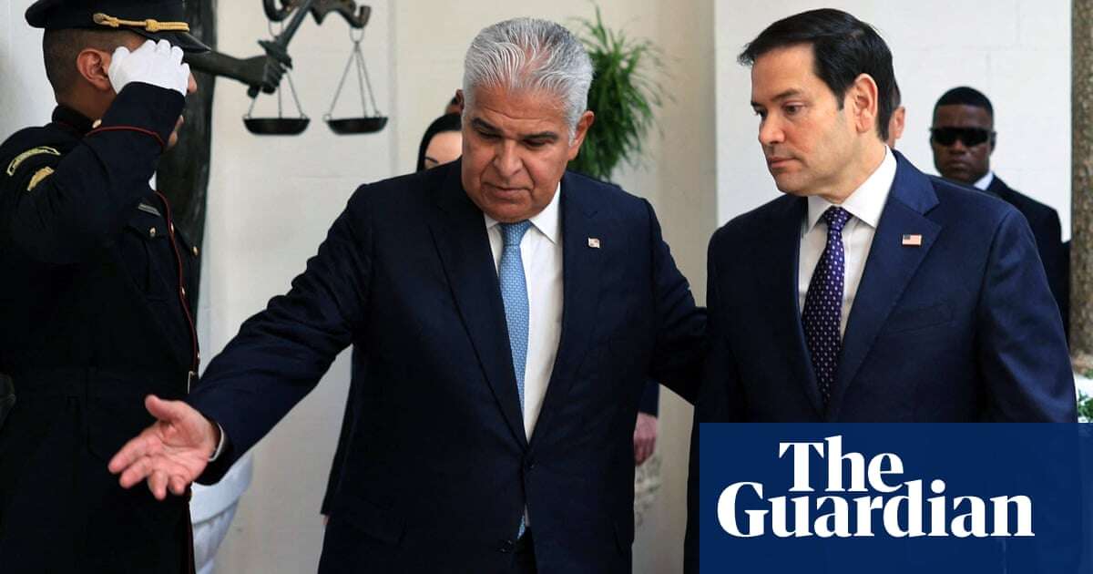 Rubio holds talks with Panamanian president amid US claims to canal