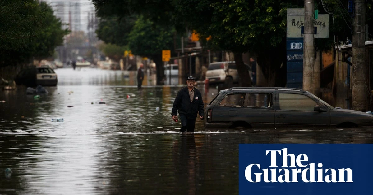 Devastating Brazil floods made twice as likely by burning of fossil fuels and trees
