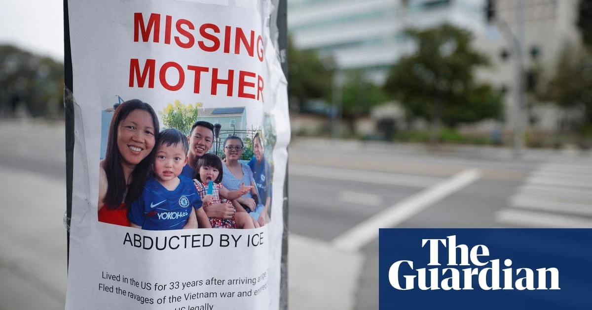 ‘Abducted by Ice’: the haunting missing-person posters plastered across LA
