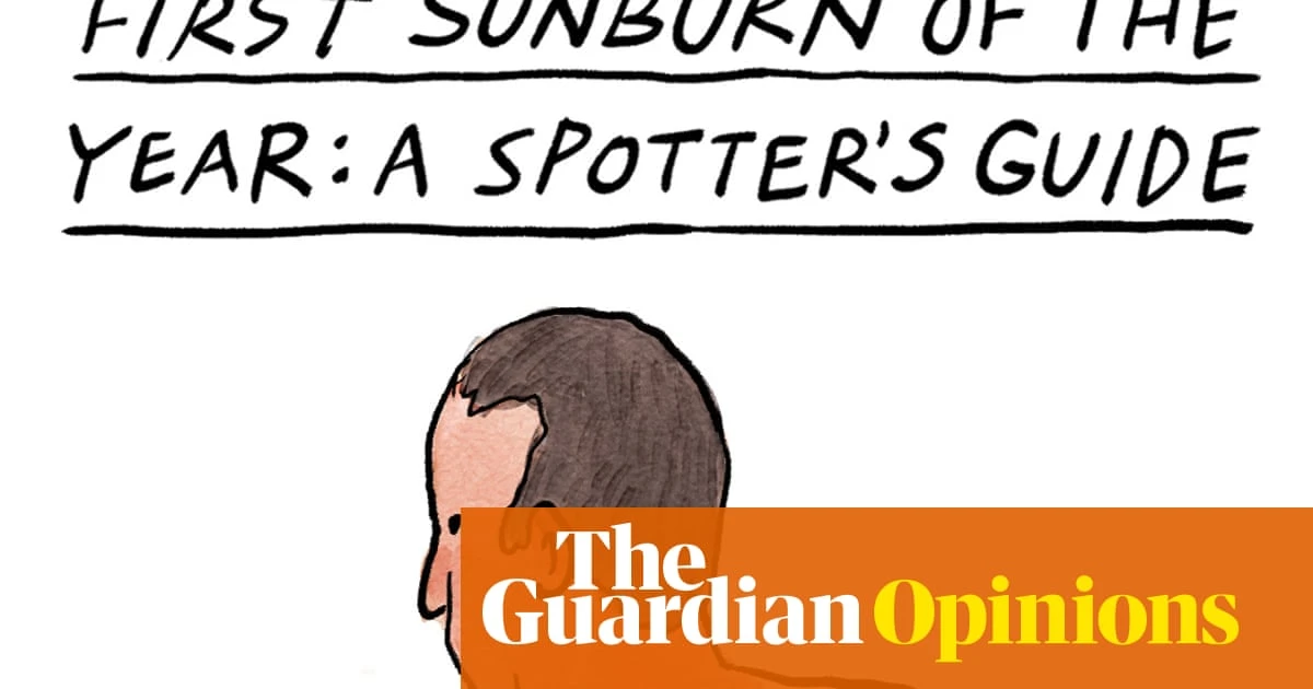 Becky Barnicoat on early signs of summer – cartoon