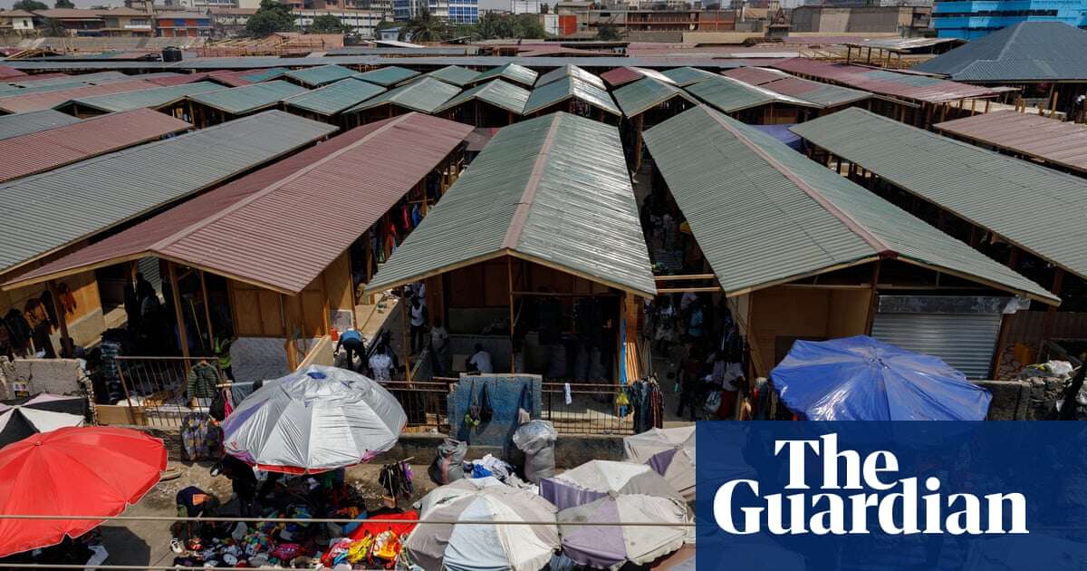 ‘Dead white person’s clothes’ mount up as Ghana’s Kantamanto market struggles to rebuild after fire