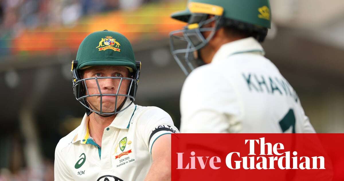 Australia v India: third men’s cricket Test, day one – live