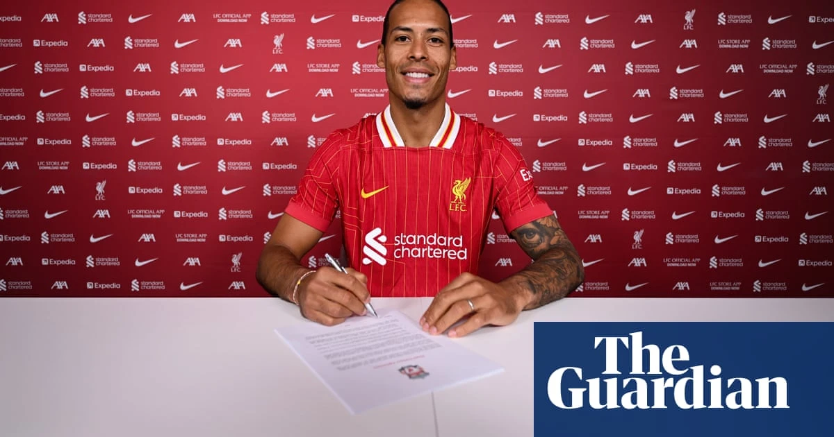 Virgil van Dijk signs two-year contract extension to stay at Liverpool