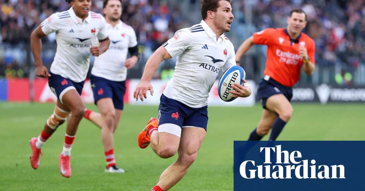 Antoine Dupont to the fore as France run riot in Rome to thrash Italy