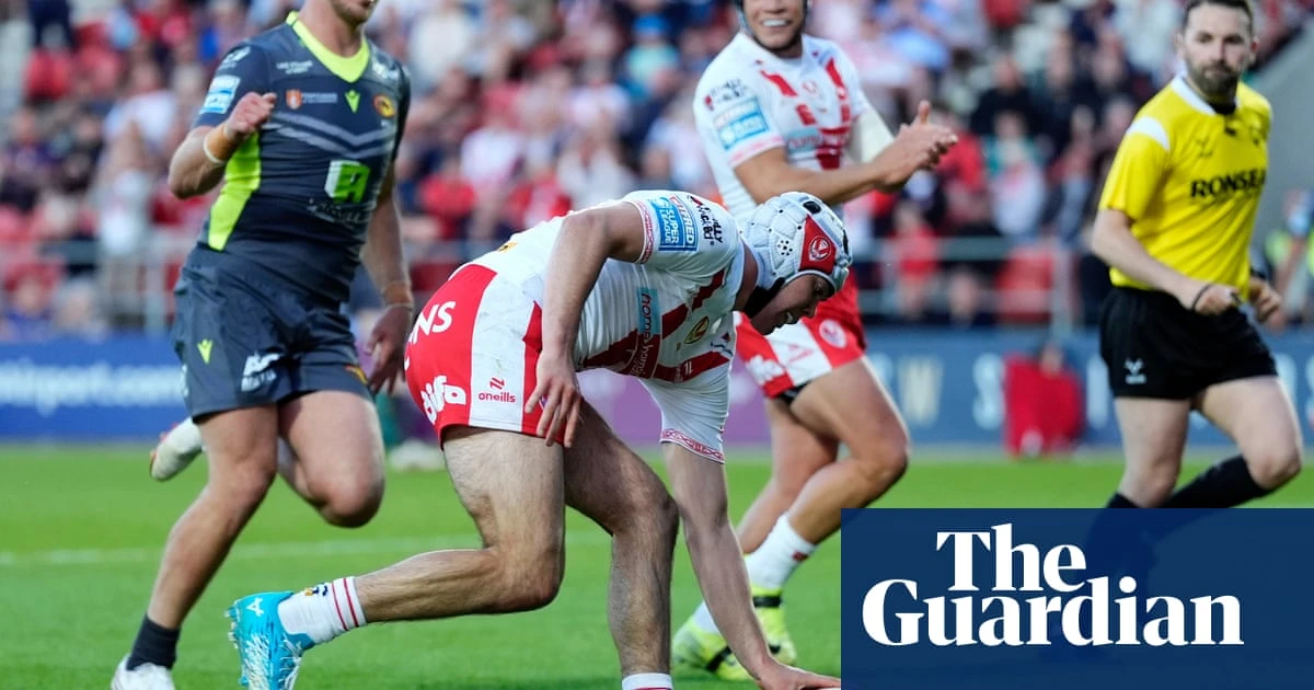 George Whitby hat-trick sinks Catalans Dragons to raise St Helens’ spirits