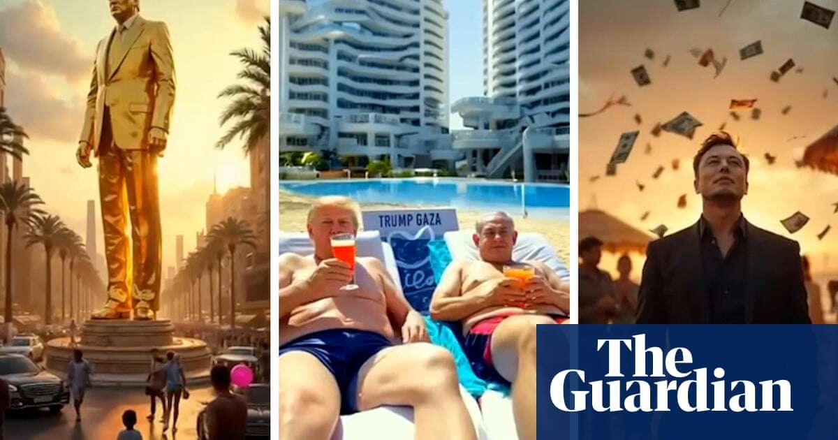 Backlash after Trump shares AI-video of Gaza with skyscrapers, topless Netanyahu and bearded belly-dancers