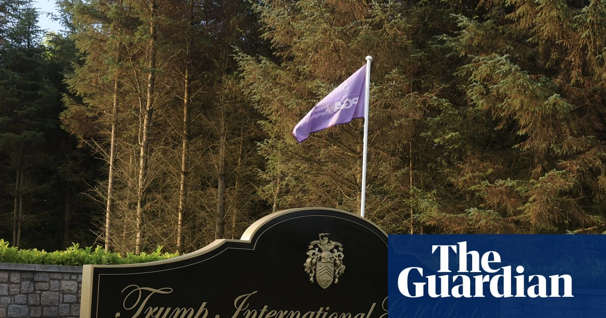 Trump golf course in Scotland accused of breaching sewage limits