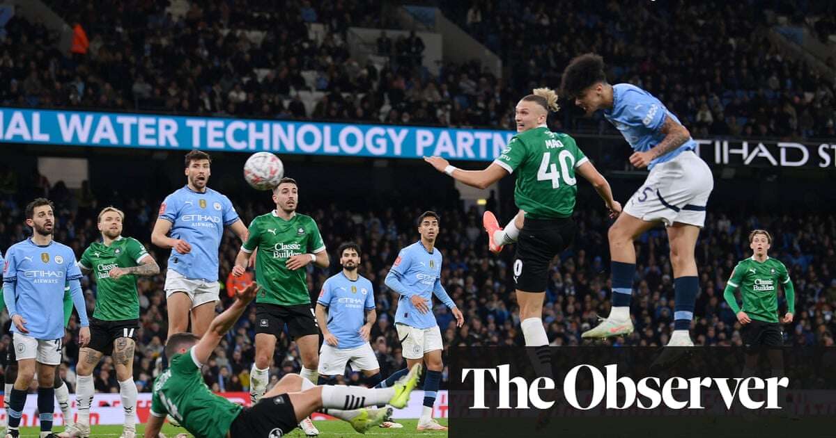 Manchester City survive early scare to overcome Plymouth