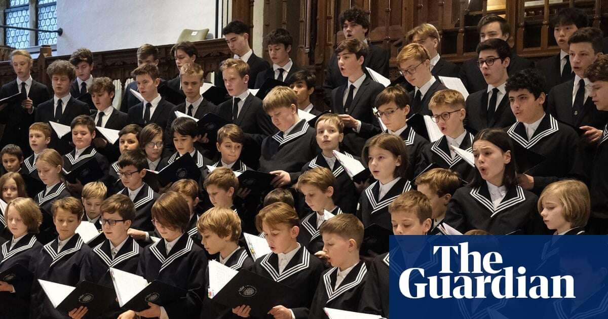 Singing by boys’ choir ‘sounds more brilliant’ when girls in audience