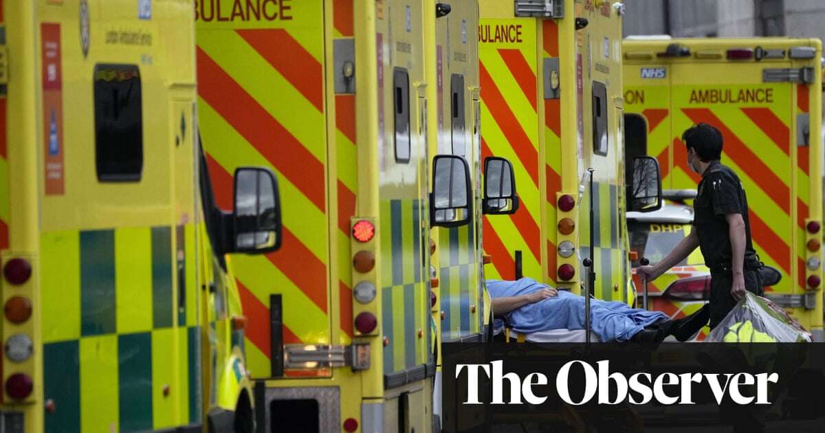 ‘It’s going to be a terrible winter’: ambulance queues warn of early crisis for NHS