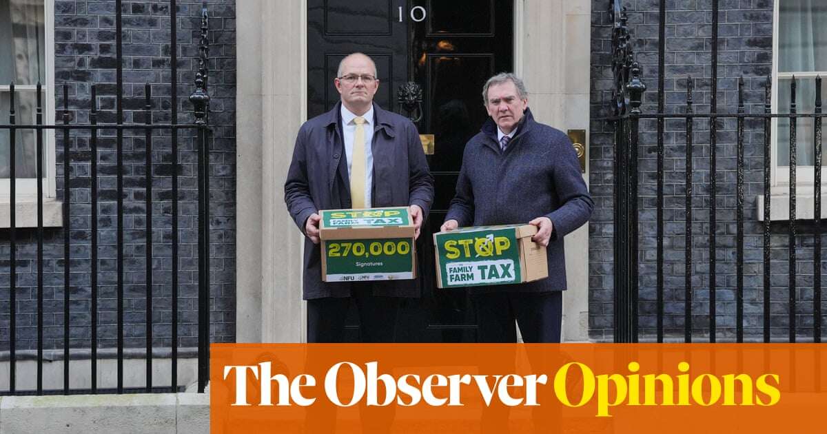 Rachel Reeves has to realise she can’t plough on with the farm tax | Phillip Inman