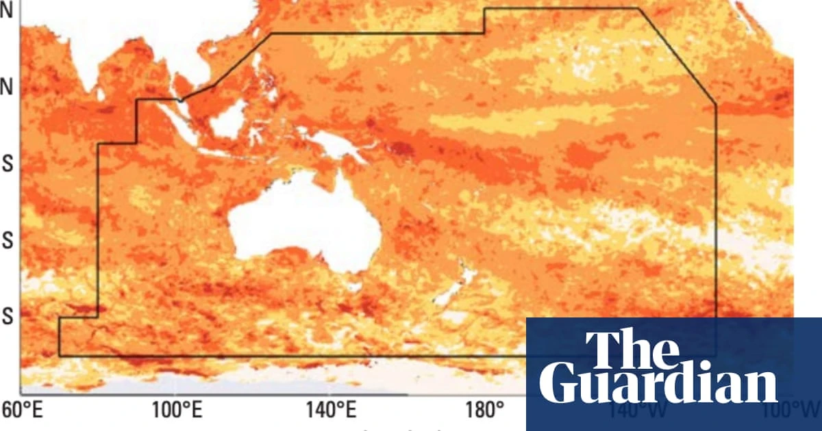 Marine heatwave found to have engulfed area of ocean five times the size of Australia