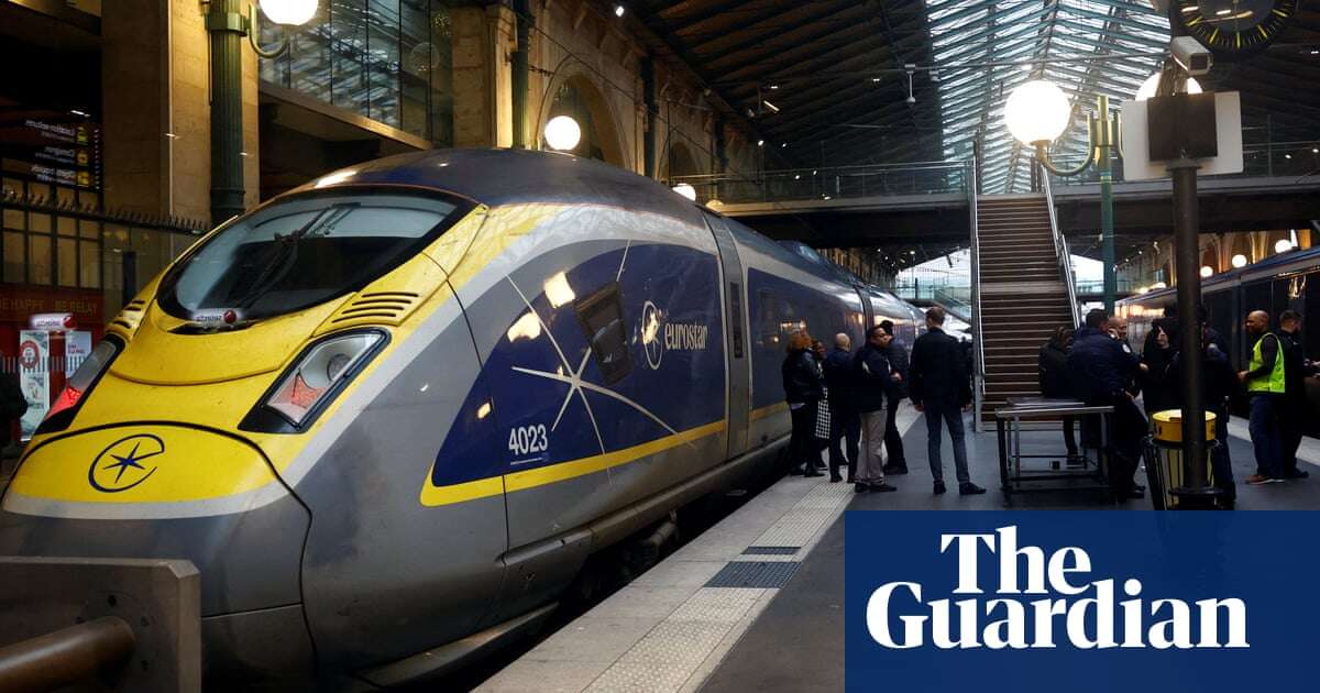 Eurostar the worst-performing rail service in Europe, campaigners find