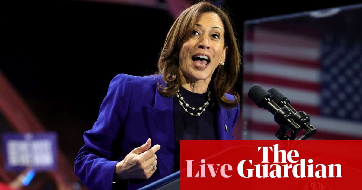 US election live: Kamala Harris and Donald Trump campaign in key swing states in final stretch of race