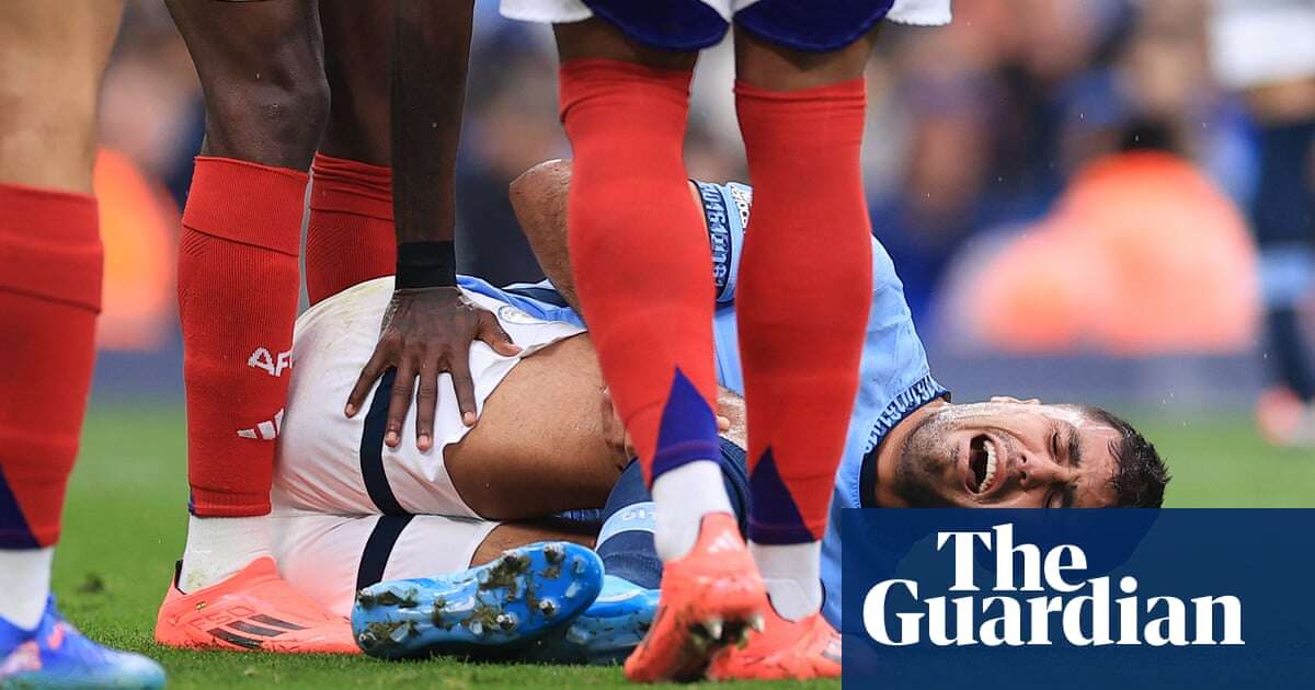 Rodri could miss rest of season due to ACL injury suffered against Arsenal