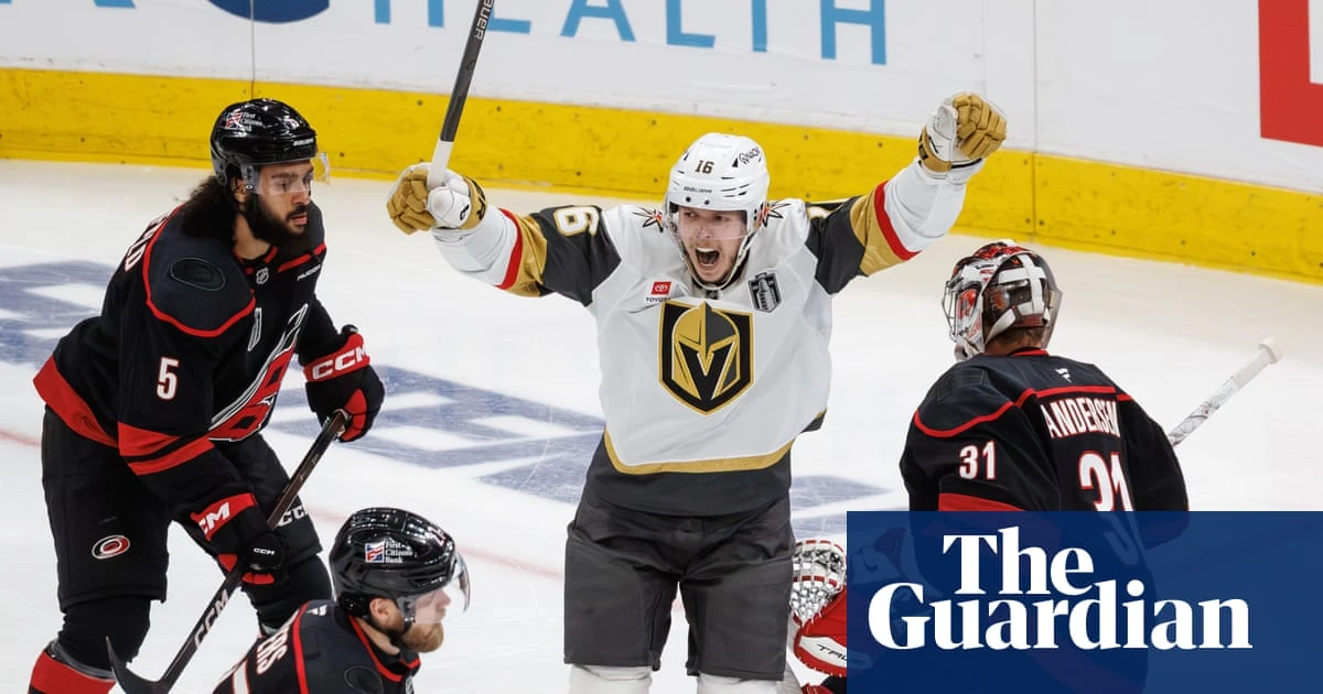 Hertl’s late winner lifts Golden Knights past Hurricanes in wild Stanley Cup final opener
