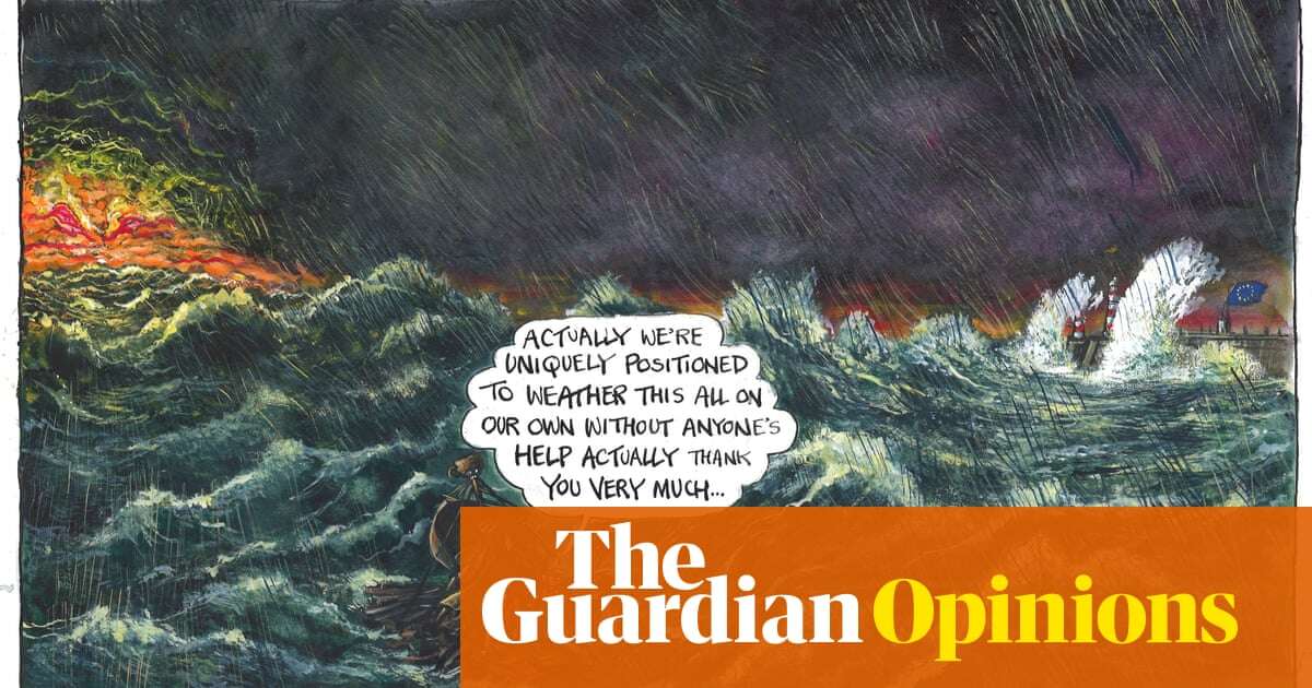 Martin Rowson on Storm Éowyn – cartoon